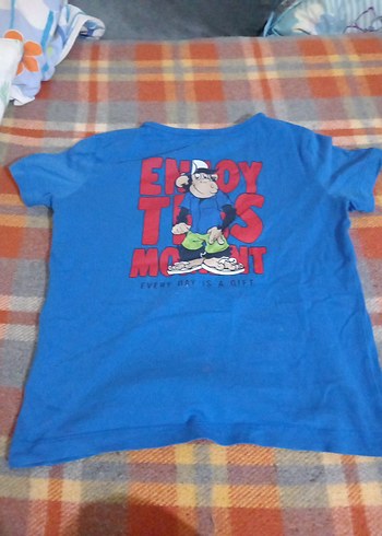 Mavi Baskılı erkek Çocuk Tişörtü - Görsel 3