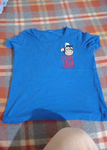 Mavi Baskılı erkek Çocuk Tişörtü - Görsel 4