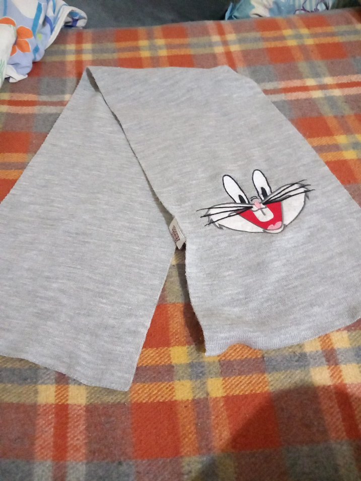 Gri Nakışlı Çocuk Bere ve Atkı Seti - Görsel 5