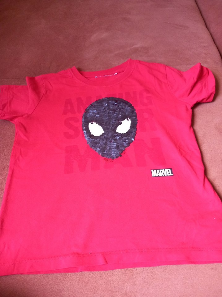 Marvel Örümcek Adam Baskılı Kırmızı Erkek Tişört - Görsel 4