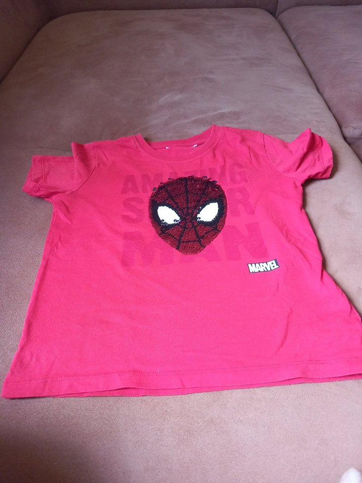 Marvel Örümcek Adam Baskılı Kırmızı Erkek Tişört - Görsel 3