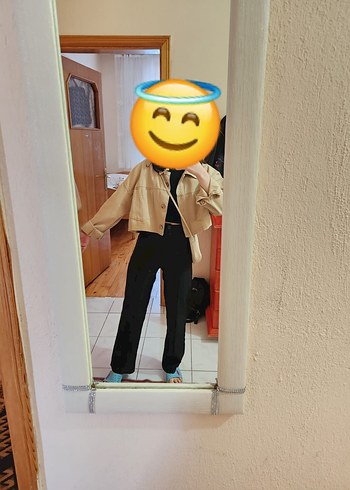 Kadın Siyah Kumaş Pantolon - Görsel 4