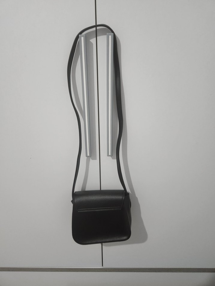 Siyah Deri Püsküllü Kadın Çanta - Görsel 4