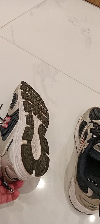 38 Beden Gri lacivert spor ayakkabı 
