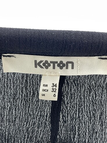 34 Beden siyah Renk Koton Midi Etek %70 İndirimli.