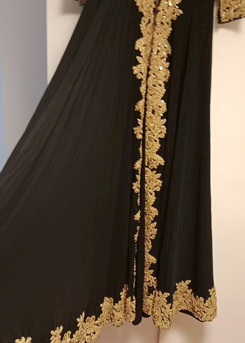 önü fermuarlı resimdeki gibi abiye dar beden - Görsel 3