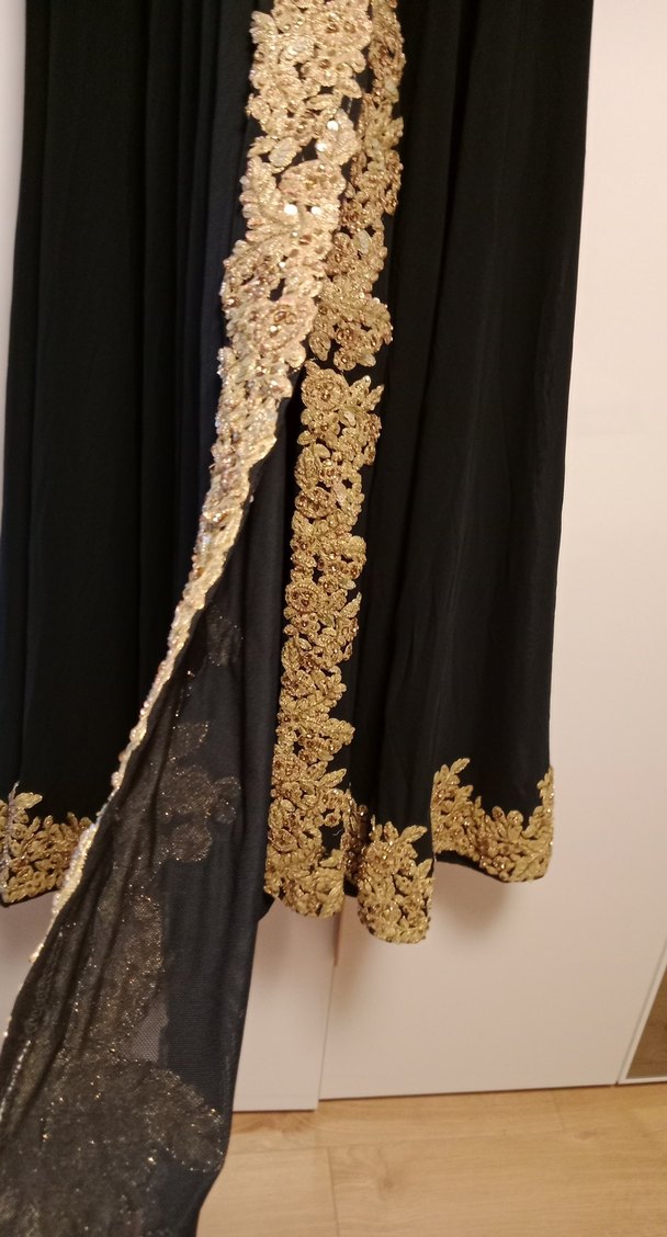 önü fermuarlı resimdeki gibi abiye dar beden - Görsel 4