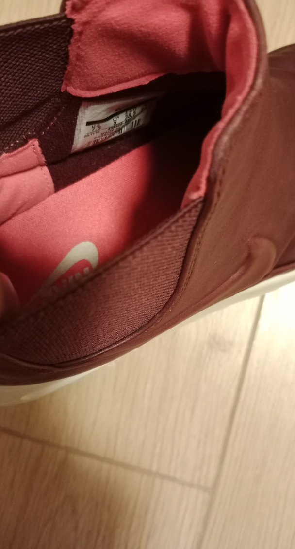 mürdüm rengi kadın Nike botu - Görsel 5