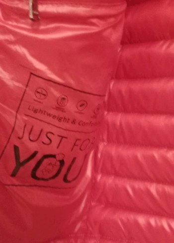 Kırmızı Kadın Şişme Fermuarlı Yelek - Görsel 3