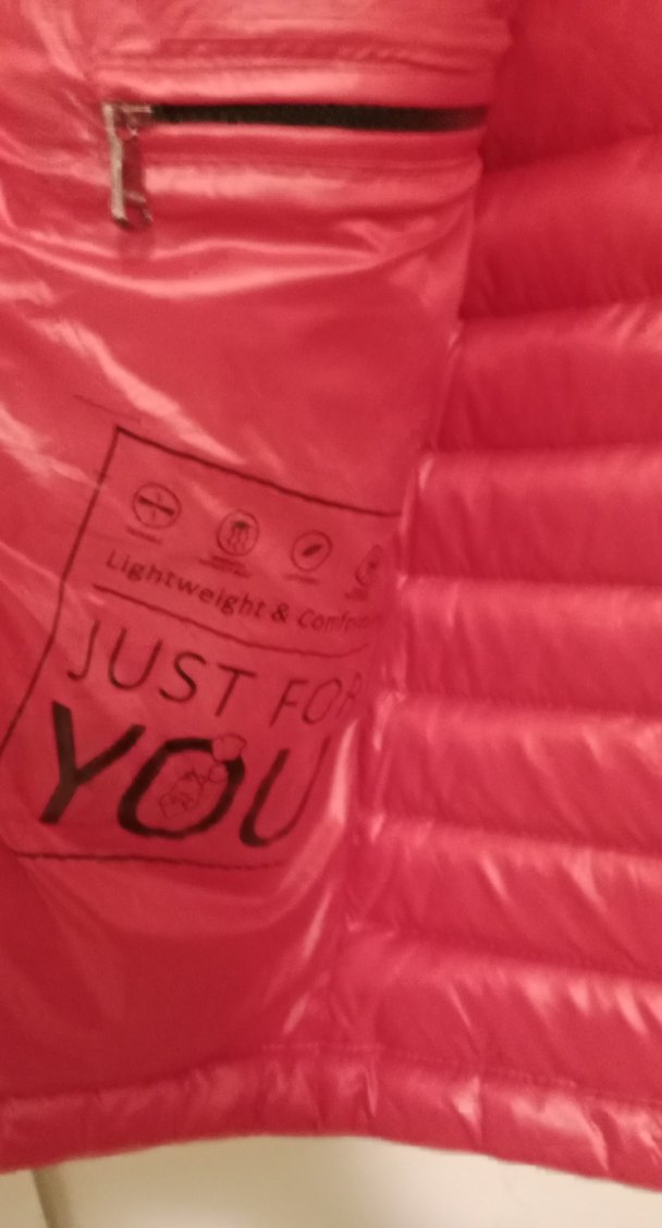 Kırmızı Kadın Şişme Fermuarlı Yelek - Görsel 3