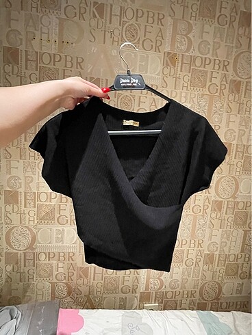 Zara Kruvaze yaka crop