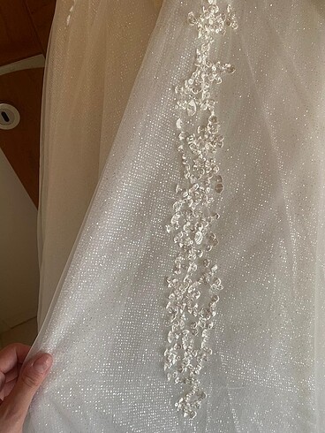 38 Beden beyaz Renk Bursa Ahu Alnıpak tasarımı gelinlik
