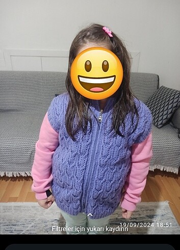 Kız çocuk yelek