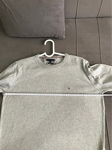xl Beden gri Renk Orjinal Tommy triko