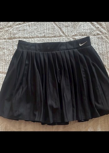 Nike Siyah Pilili Mini tenis Eteği
