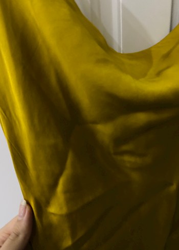 Zara Uzun Ipek Elbise - Görsel 2