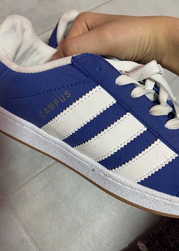 Mavi Kadın Adidas Campus ayakkabi - Görsel 3