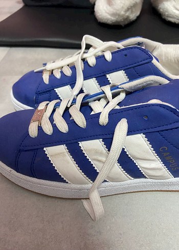 Mavi Kadın Adidas Campus ayakkabi - Görsel 2