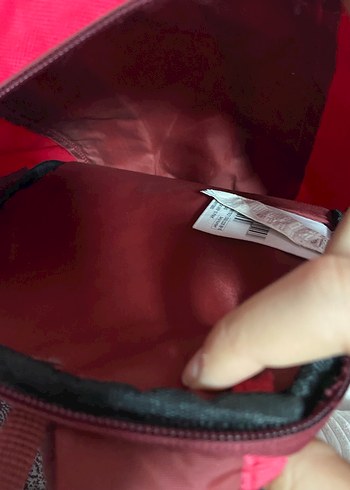 Kırmızı Fermuarlı Kadın Sırt Çantası - Görsel 3