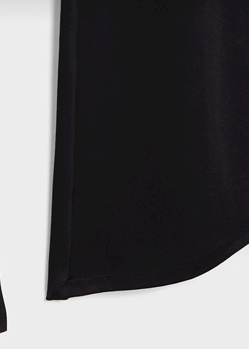 Bershka siyah ispanyol paça tayt - Görsel 7