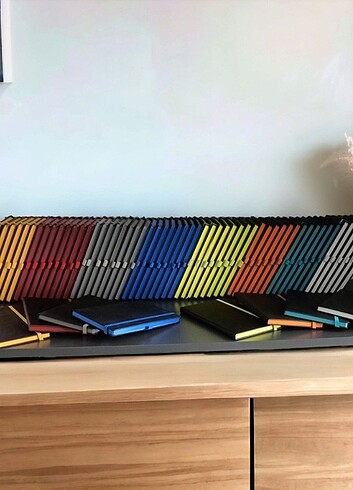 Renkli a5 Boyutunda Termo Deri Defter Baskı Kişiye Özel