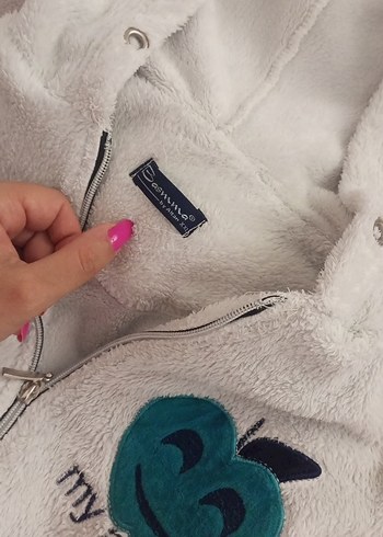 xl Beden Kapüşonlu Fermuarlı Kız Ceket