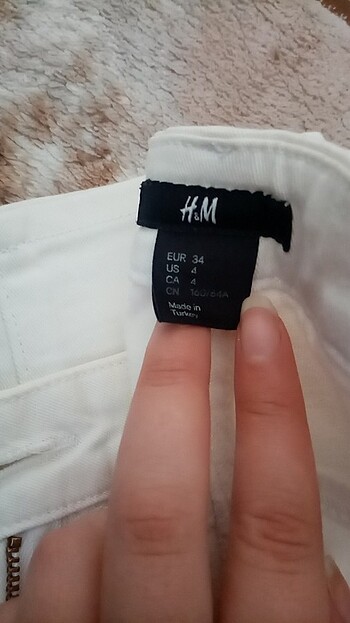 H&M HM Beyaz Jean