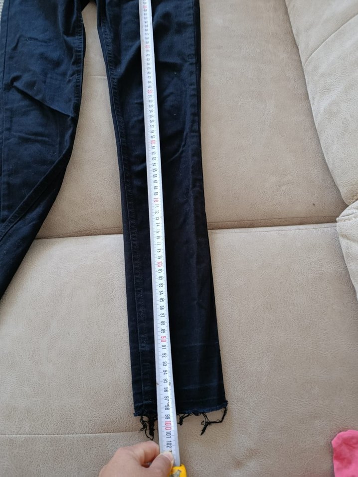 Siyah  Kadın Kot Pantolon - Görsel 2