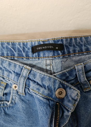 bol paçalı trendyol pantolon - Görsel 4
