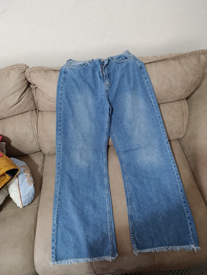 bol paçalı trendyol pantolon - Görsel 3