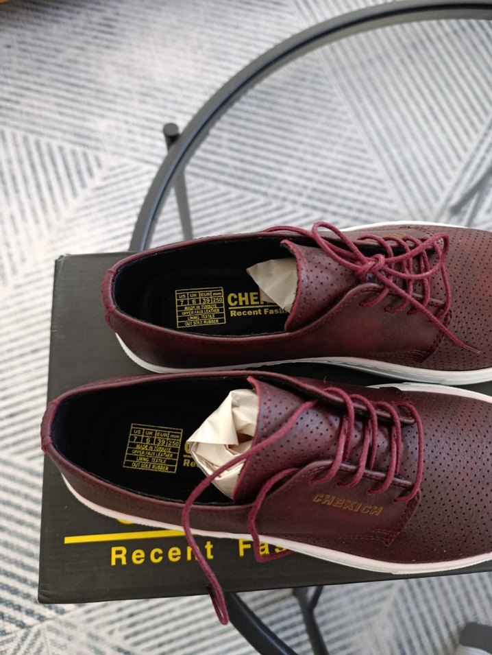 Bordo Bağcıklı Erkek Günlük Spor Ayakkabı - Görsel 2