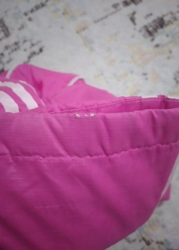 Kız Çocuk Pembe Fermuarlı Mont - Görsel 5