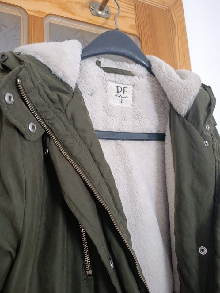 haki yeşili de facto mont - Görsel 2