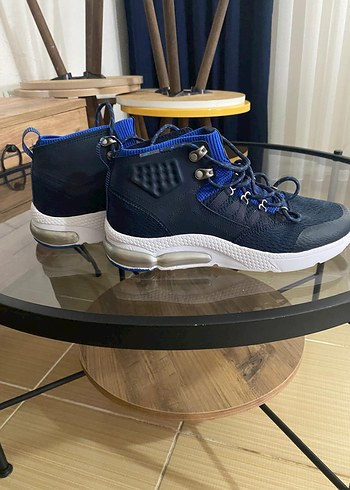 Lacivert Bağcıklı Basketbol Ayakkabısı - Görsel 2
