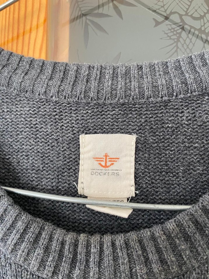 Gri Erkek Uzun Kollu Kazak - Görsel 4