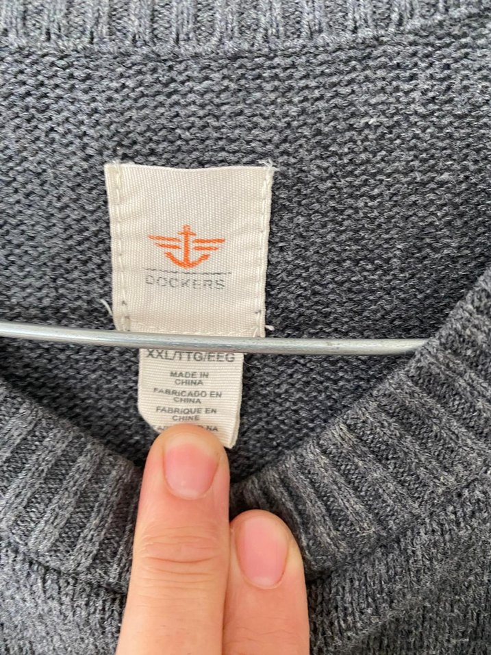 Gri Erkek Uzun Kollu Kazak - Görsel 3