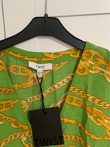 36 Beden Twist elbise
