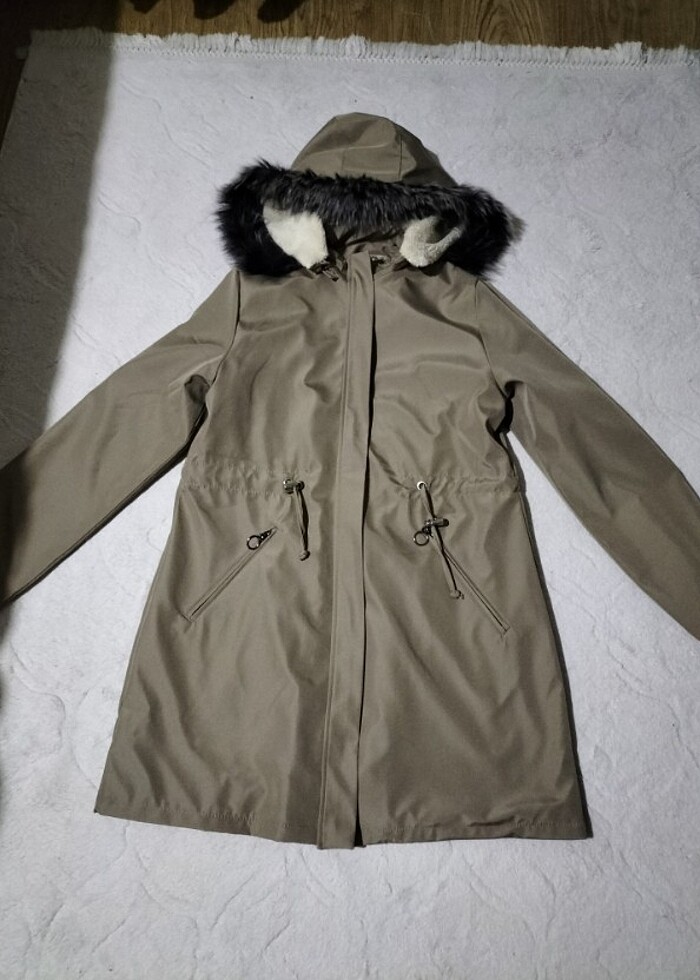 Kadın içi kürklü mont  - Görsel 3