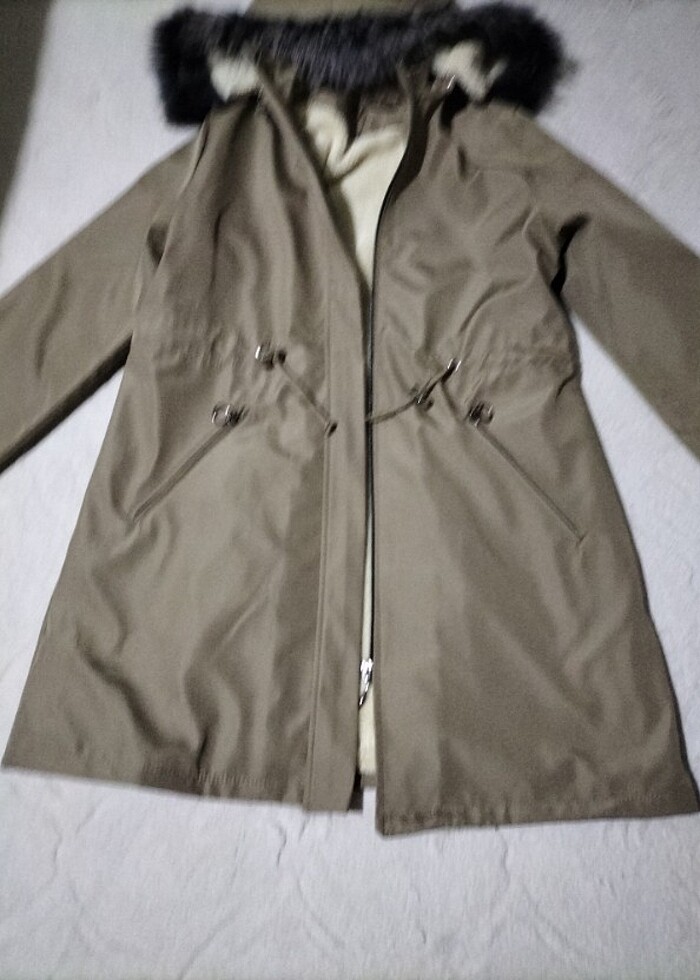 Kadın içi kürklü mont  - Görsel 4