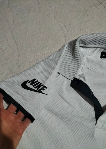 Nike Nike Beyaz Kısa Kollu Polo Tişört