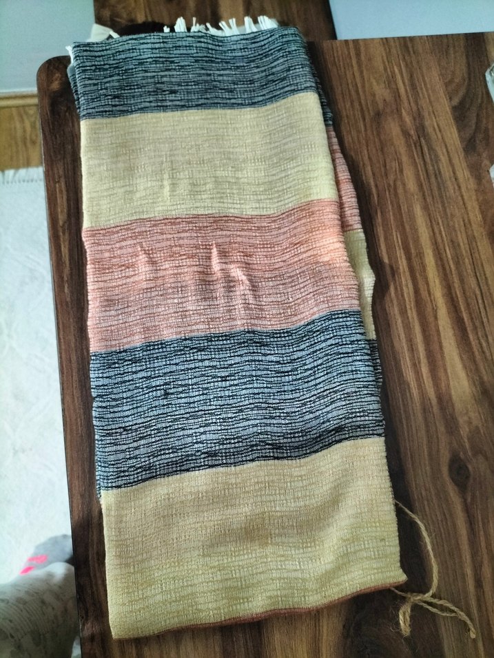 Püsküllü Bohem Tarzı Kadın Şal - Görsel 3