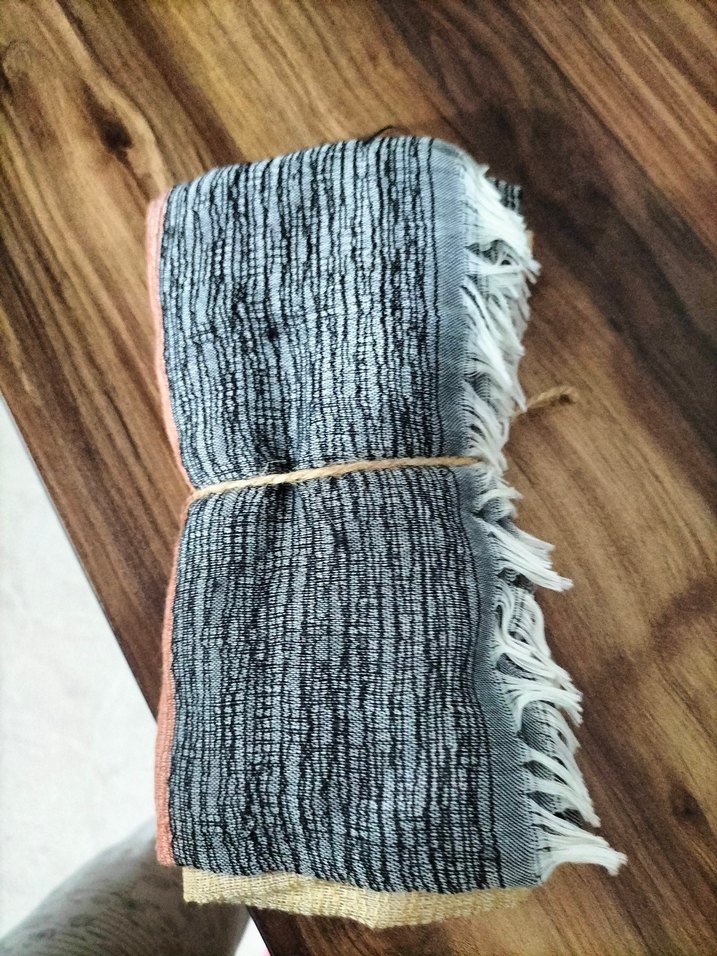 Püsküllü Bohem Tarzı Kadın Şal - Görsel 2