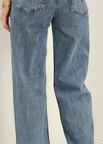 Mavi Jeans palazzo kot pantolon mavi