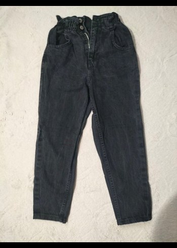 s Beden mavi Renk beli lastikli kadın kot pantolon