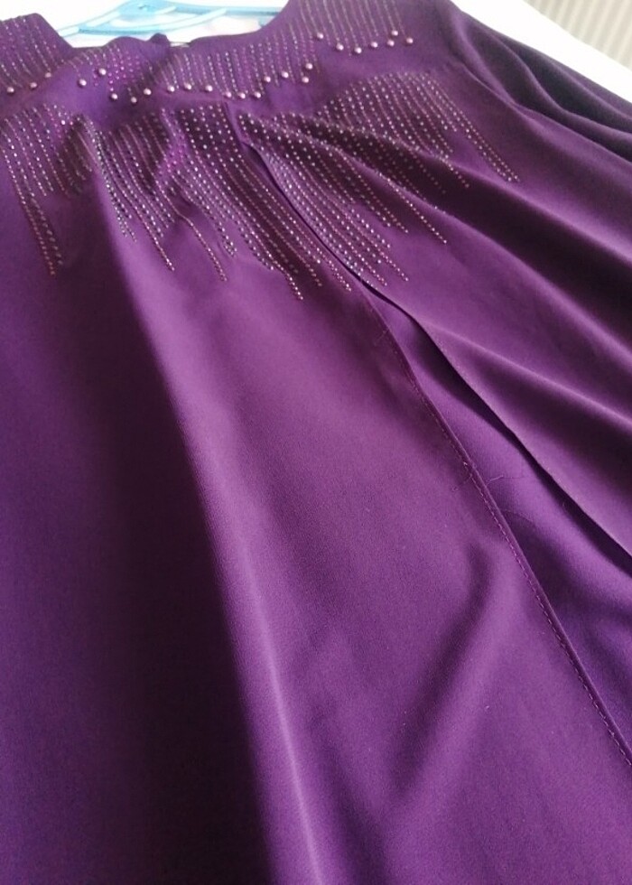 #mor #elbise  - Görsel 4
