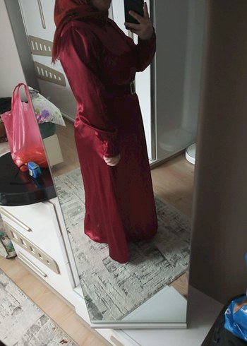 #bordo #elbise #tesettür - Görsel 8