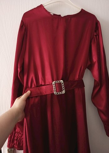 #Bordo #saten - Görsel 2