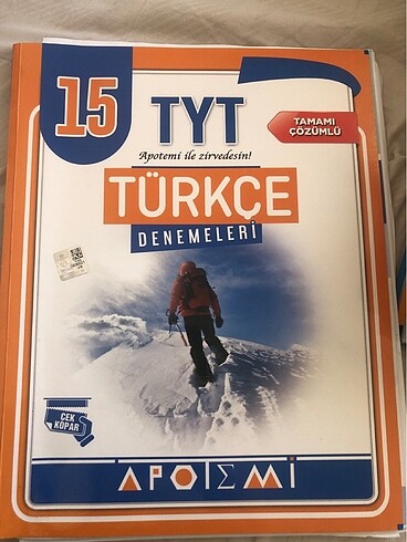 Tyt türkçe denemesi apotemi yayınları