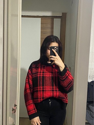 s Beden Zara ekoseli kazak