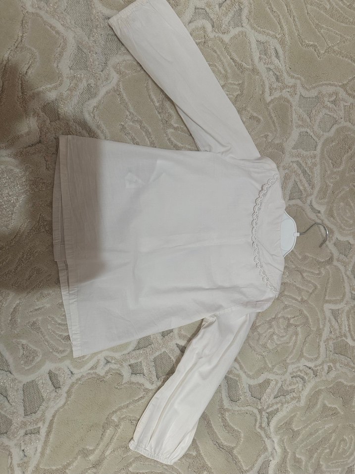 Lc wakiki beyaz yakalı kız çocuk gömlek - Görsel 4